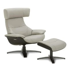 My New Design NAOS- POUF EN CUIR GRIS ET CHENE NOIR -Magasin Joss & Main naos pouf en cuir gris et chene noir 9443429 23732 1140x1140