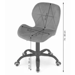 Hucoco NOTOP - Fauteuil Pivotant Style Moderne Bureau/chambre D'ado - 87x57x5... -Magasin Joss & Main notop fauteuil pivotant style moderne bureauchambre dado 87x57x535 cm chaise de bureau gris 11577458 30390982 1140x1140