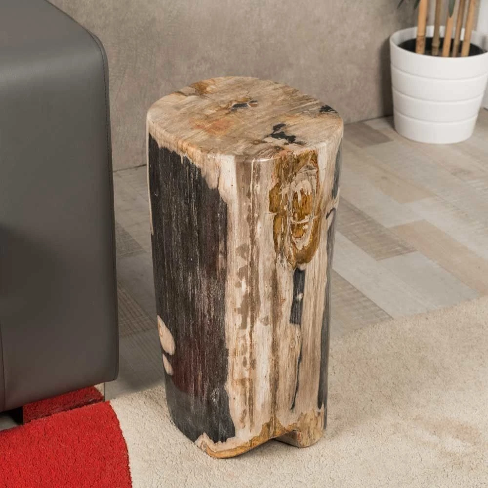 Wanda Collection Tabouret Bois Fossilisé 55cm 2 Wanda Collection Tabouret Bois Fossilisé 55cm – Image 2