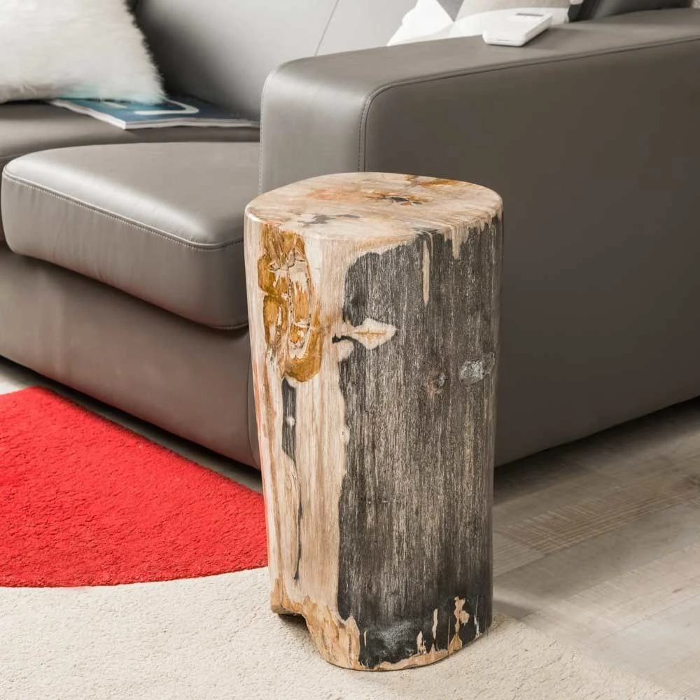 Wanda Collection Tabouret Bois Fossilisé 55cm 3 Wanda Collection Tabouret Bois Fossilisé 55cm – Image 3