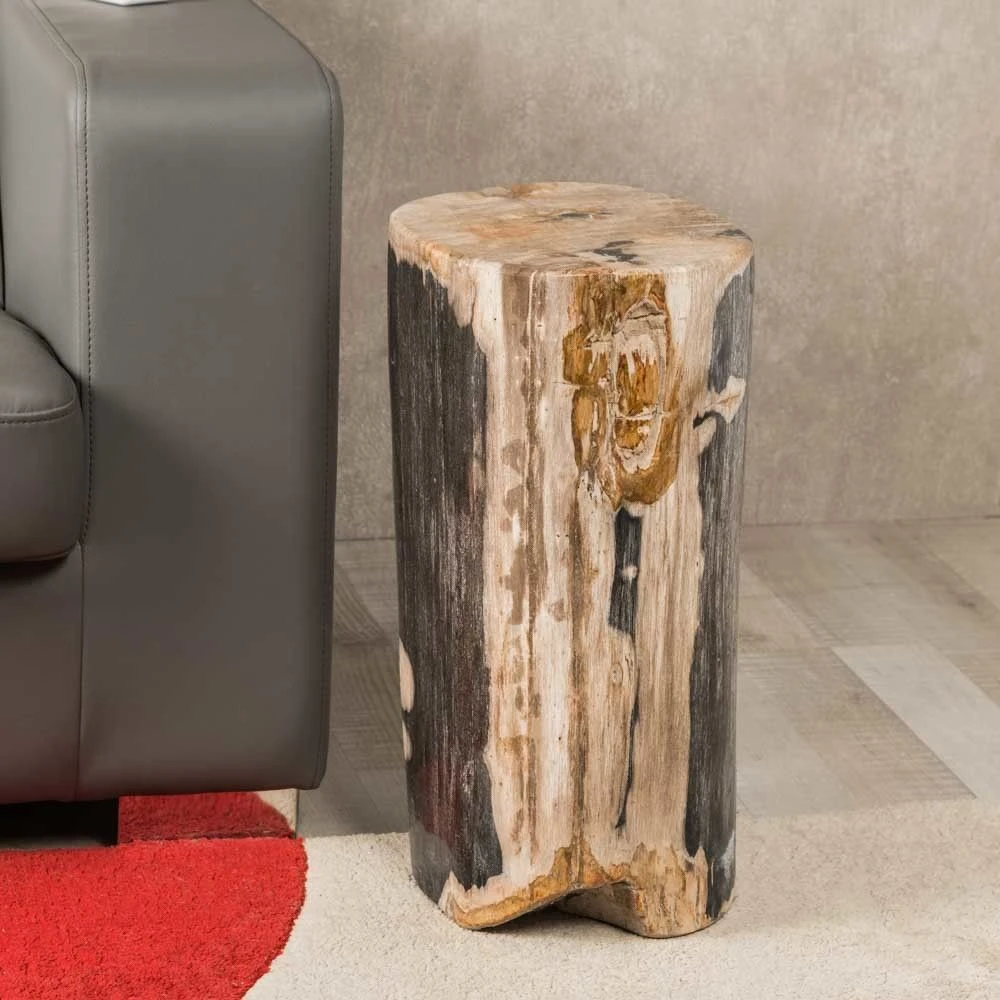 Wanda Collection Tabouret Bois Fossilisé 55cm 1 Wanda Collection Tabouret Bois Fossilisé 55cm