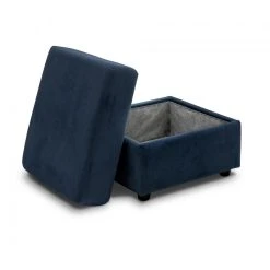 Inside 75 Pouf COFFRE DREAMER Velours Bleu Marine -Magasin Joss & Main pouf coffre dreamer velours bleu marine 7369830 18530706 1200x1200