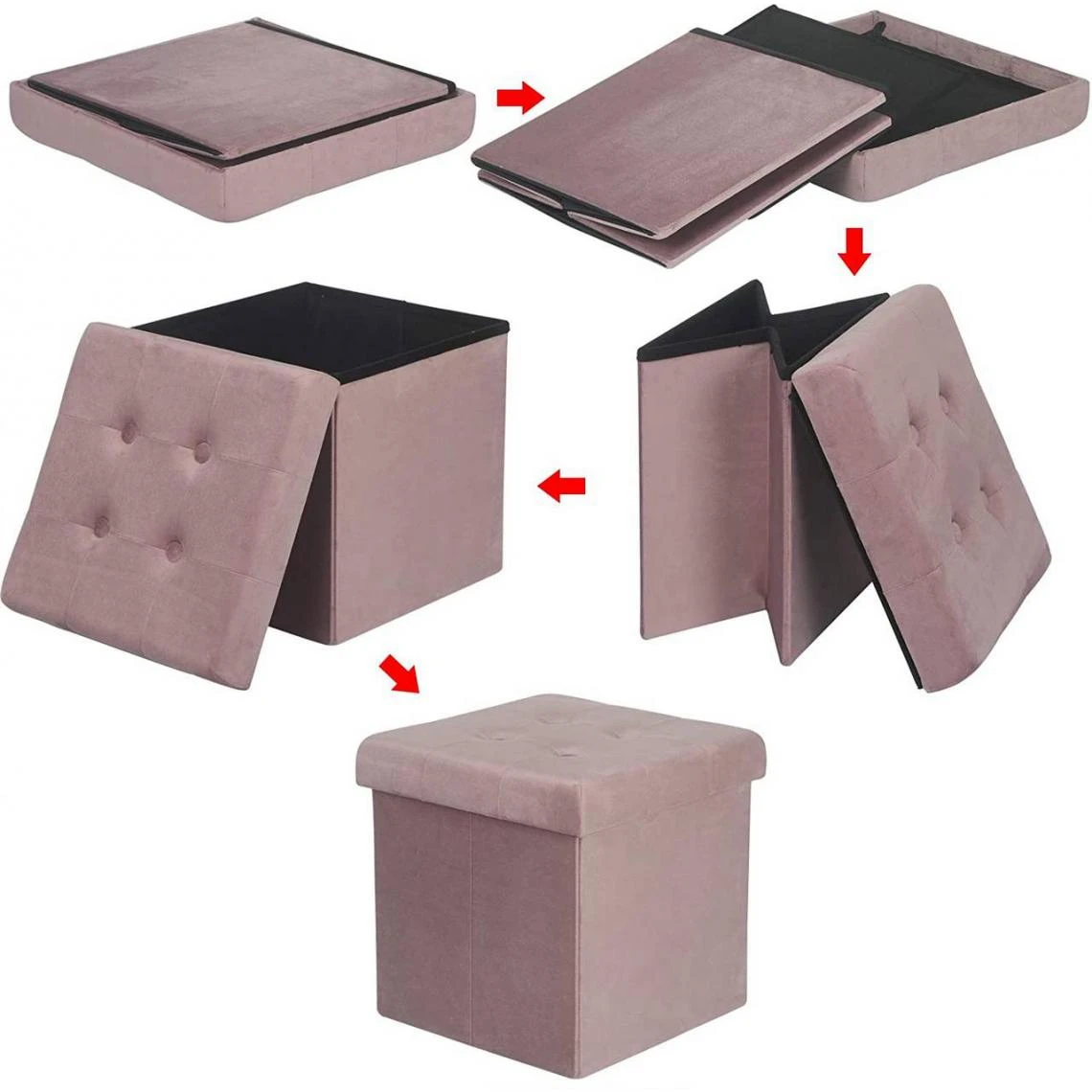 HELLOSHOP26 Pouf En Velours Avec Espace De Rangement Martin Rose 19_0000094 3 HELLOSHOP26 Pouf En Velours Avec Espace De Rangement Martin Rose 19_0000094 – Image 3