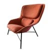 Mathi Design ROCKWELL - Fauteuil Design En Tissu Orange
