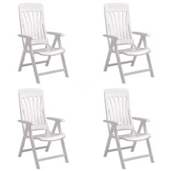 Set 4 Fauteuil Blanes - RESOL - BlancPolypropylène