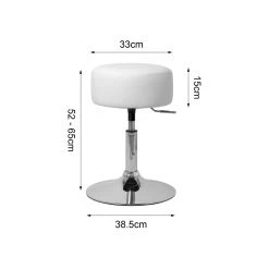 ML Design Modern Living Set De 2 Tabouret De Travail Blanc Cuir Synthétique Réglable En Haut... -Magasin Joss & Main set de 2 tabouret de travail blanc cuir synthetique reglable en hauteur 52 65 cm 11702094 30836916 1140x1140