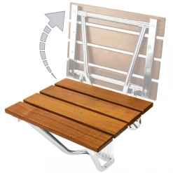Primematik Siège De Douche Rabattable. Chaise Pliant En Bois Tropical Et Alumini... -Magasin Joss & Main siege de douche rabattable chaise pliant en bois tropical et aluminium 380x338mm 8906375 23083877 1140x1140
