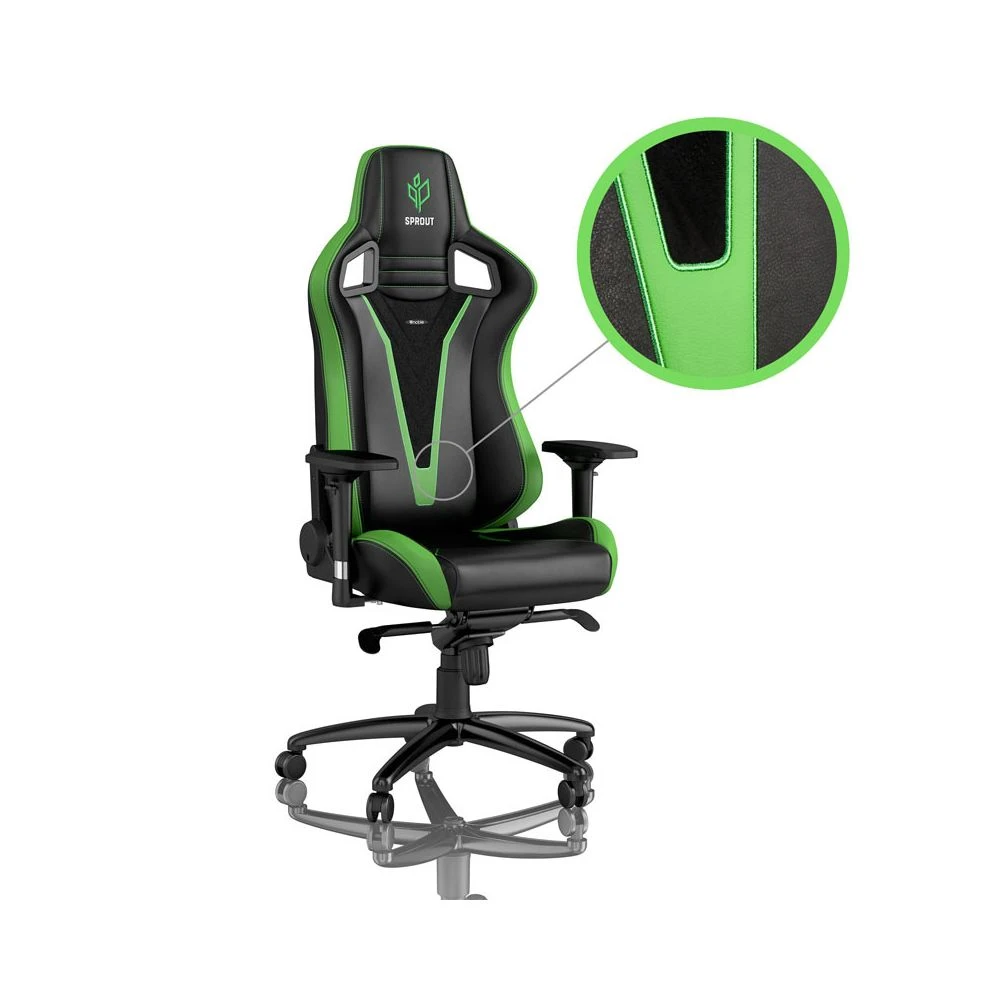 Noblechairs EPIC - Sprout Edition - Noir/Vert 2 Noblechairs EPIC - Sprout Edition - Noir/Vert – Image 2