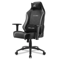 Sharkoon Silla Gaming SGS20 Siège Gamer Accoudoir Rigide Simili Cuir Noir Gris