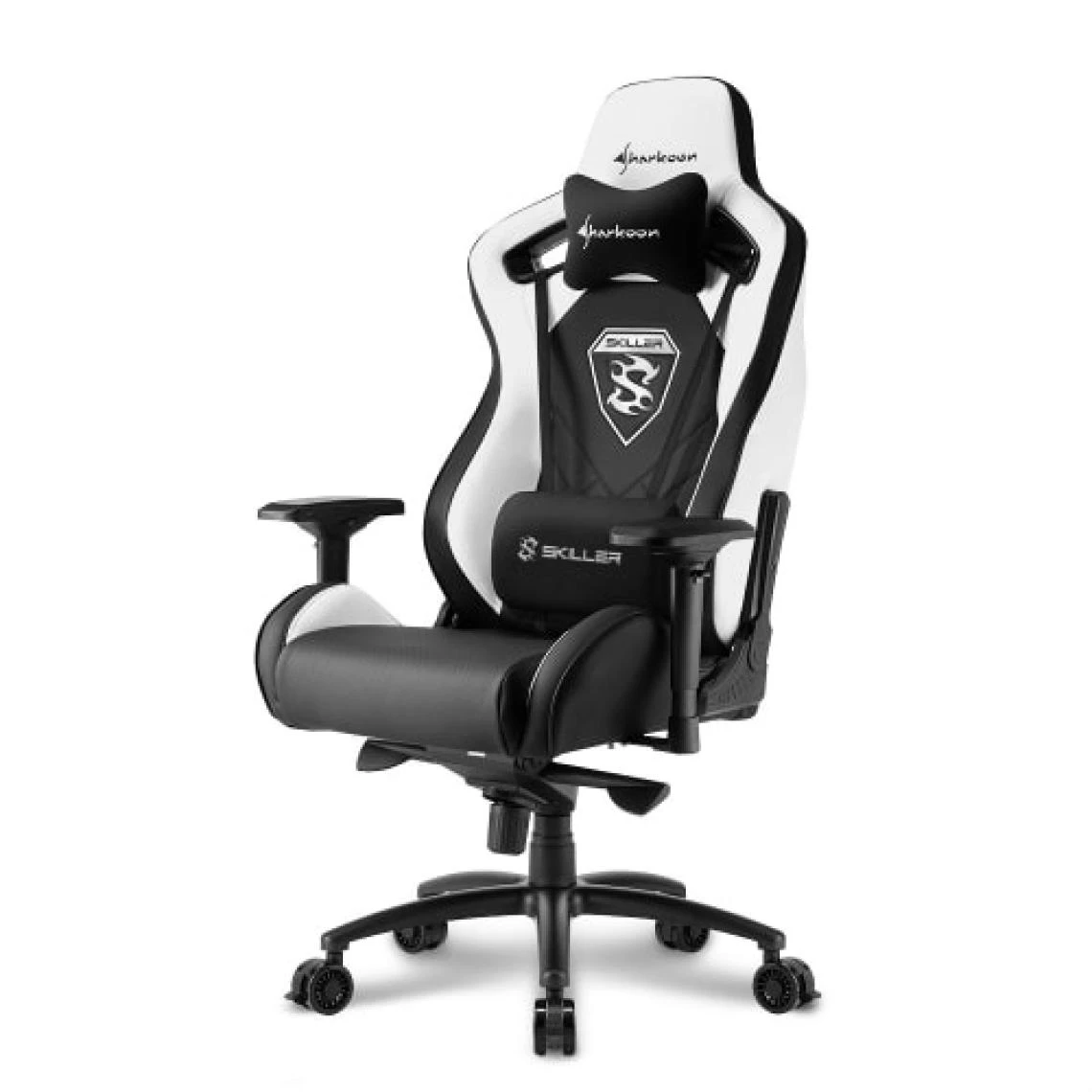 Sharkoon Skiller SGS4 Siège Gamer 5 Roues Salle De Loisir Et Jeu Ajustable Sim... 1 Sharkoon Skiller SGS4 Siège Gamer 5 Roues Salle De Loisir Et Jeu Ajustable Sim...