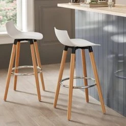 SoBuy® FST86-W Tabouret De Bar Tabouret Haut De Bistrot Cuisine Chais... -Magasin Joss & Main sobuy fst86 w tabouret de bar tabouret haut de bistrot cuisine chaise de bar avec repose pieds et dossier 12548516 33564484 1140x1140