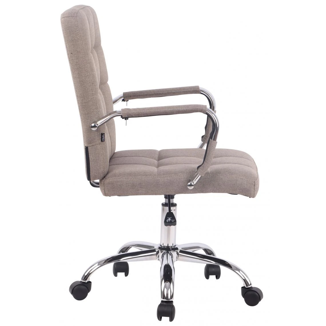 Icaverne Splendide Chaise De Bureau Famille Helsinki PRO Tissu Couleur Taupe 2 Icaverne Splendide Chaise De Bureau Famille Helsinki PRO Tissu Couleur Taupe – Image 2