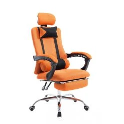 Icaverne Stylé Chaise De Bureau Serie Dublin Couleur Orange