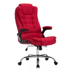 Icaverne Sublime Chaise De Bureau Reference Manama Tissu Couleur Rouge