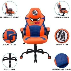 SUBSONIC - Dragon Ball Z (DBZ) - Siege Gaming - Modele Junior - Sous L... -Magasin Joss & Main subsonic dragon ball z dbz siege gaming modele junior sous licence officielle 11018844 28779776 1140x1140