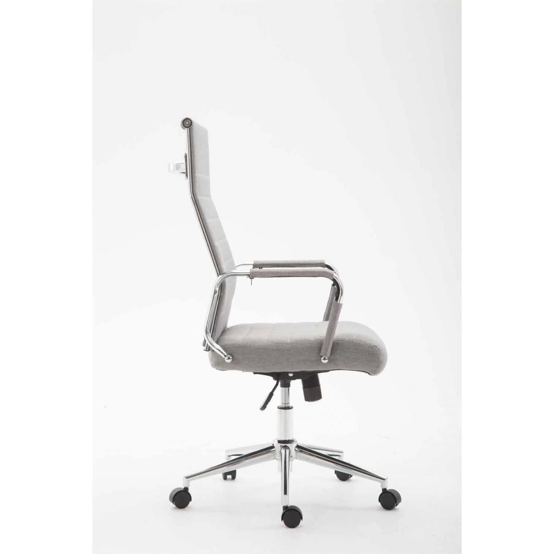 Icaverne Superbe Chaise De Bureau En Tissu Collection Bissau Couleur Gris 2 Icaverne Superbe Chaise De Bureau En Tissu Collection Bissau Couleur Gris – Image 2