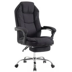 Icaverne Superbe Chaise De Bureau Maseru Tissu Couleur Noir