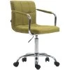Icaverne Superbe Chaise De Bureau Serie Windhoek V2 Tissu Couleur Vert