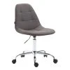 Icaverne Superbe Chaise De Bureau Tissu Edition Sucre Couleur Gris Foncé