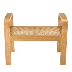 MACABANE Tabouret 1 Place Bois De Mindi Et Rotin Naturel -Magasin Joss & Main tabouret 1 place bois de mindi et rotin naturel 3387788 6354902 2 1140x1140