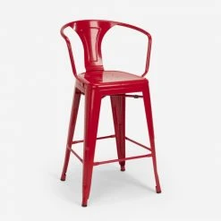 Ahd Amazing Home Design Tabouret Avec Dossier En Métal Design Industriel Pour Bar Et Cuisine ... -Magasin Joss & Main tabouret avec dossier en metal design industriel pour bar et cuisine style tolix steel back couleur rouge 10174664 26185608 1140x1140