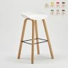 Superstool Tabouret Chaise Haut Pour Café Et Cuisine Effet Bois Towerwood, Coule...