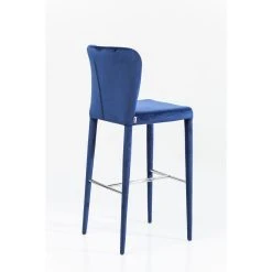 Kare Design Tabouret De Bar Baroque Cosmos Bleu VELVET -Magasin Joss & Main tabouret de bar baroque cosmos bleu velvet design 172406 3 1140x1140