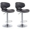 Decoshop26 Tabouret De Bar Chaise De Bar X2 Hauteur Réglable Avec Repose Pieds E...