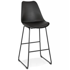 Alterego Tabouret De Bar 'CHOKO' Noir