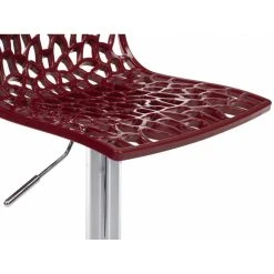 Vente-unique Lot De 2 Tabourets De Bar CLARK - Polypropylène - Rouge Bordeaux -Magasin Joss & Main tabouret de bar clark 12238516 32539366 1140x1140