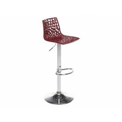 Vente-unique Lot De 2 Tabourets De Bar CLARK - Polypropylène - Rouge Bordeaux -Magasin Joss & Main tabouret de bar clark 12238516 32539368 1140x1140
