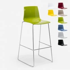 Tabouret De Bar De Cuisine Grand Soleil 74 Cm Design Imola Slitta, Cou...