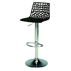 3S. X Home Tabouret De Bar Design Noir SPARTE
