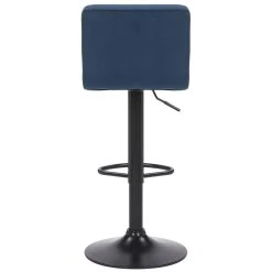 Decoshop26 Tabouret De Bar En Velours Bleu Avec Pieds En Métal Noir Assise Rembo... -Magasin Joss & Main tabouret de bar en velours bleu avec pieds en metal noir assise rembouree repose pieds pivotant tdb10175 11907078 31502984 1140x1140