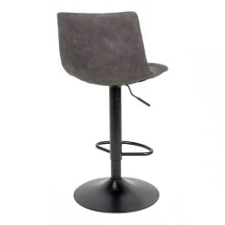 HOUSE NORDIC Tabouret De Bar Gris Foncé MIDDELFART Pieds Noir -Magasin Joss & Main tabouret de bar gris fonce middelfart pieds noir 3178272 5 1140x1140