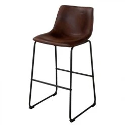 Time Tabouret De Bar H.73 ROMANE Marron Vintage -Magasin Joss & Main tabouret de bar h73 romane marron vintage 9164405 23925737 1140x1140