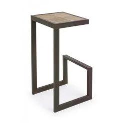 Webmarketpoint Tabouret De Bar Industriel Blocks 70h Cm