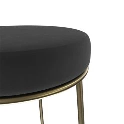 Rendez Vous Déco Tabouret De Bar Kendal En Velours Noir 63 Cm (lot De 2) -Magasin Joss & Main tabouret de bar kendal en velours noir 63 cm lot de 2 12981084 35269944 1140x1140