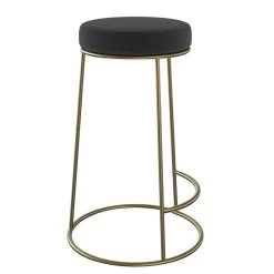 Rendez Vous Déco Tabouret De Bar Kendal En Velours Noir 63 Cm (lot De 2) -Magasin Joss & Main tabouret de bar kendal en velours noir 63 cm lot de 2 12981084 35269946 1140x1140