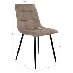 HOUSE NORDIC Chaise Marron Clair MIDDELFART Pieds Noir -Magasin Joss & Main tabouret de bar marron clair middelfart pieds noir 3178268 6 1140x1140