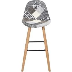 The Home Deco Factory Tabouret De Bar Scandinave Patchwork Gris. 7 The Home Deco Factory Tabouret De Bar Scandinave Patchwork Gris. -Magasin Joss & Main tabouret de bar scandinave patchwork gris 11963982 31725336 1140x1140