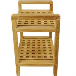Primematik Tabouret De Salle De Bain Avec Accoudoirs Et étagère 50 X 50 X 33 Cm... -Magasin Joss & Main tabouret de salle de bain avec accoudoirs et etagere 50 x 50 x 33 cm bois de teck certifie 10158694 26137298 1140x1140