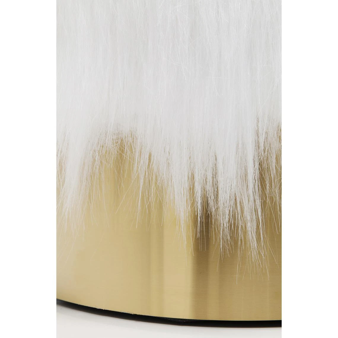 Kare Design Tabouret Fausse Fourrure Blanc YETI 2 Kare Design Tabouret Fausse Fourrure Blanc YETI – Image 2