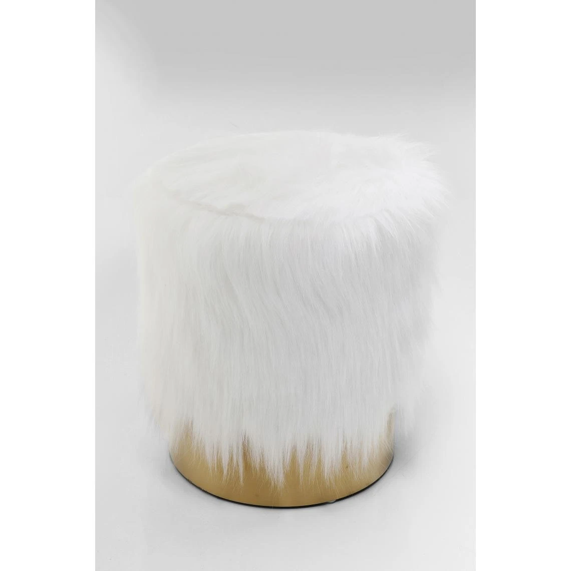 Kare Design Tabouret Fausse Fourrure Blanc YETI 1 Kare Design Tabouret Fausse Fourrure Blanc YETI