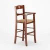 Superstool Tabouret Haut Avec Assise En Paille Pour Enfant Chaise Haute Love