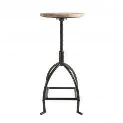 MACABANE Tabouret Industriel Hauteur Ajustable Bois De Manguier Et Métal - RON... 8 MACABANE Tabouret Industriel Hauteur Ajustable Bois De Manguier Et Métal - RON... -Magasin Joss & Main tabouret industriel hauteur ajustable bois de manguier et metal ronnie design 1235717 2 1140x1140