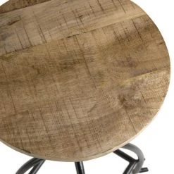MACABANE Tabouret Industriel Hauteur Ajustable Bois De Manguier Et Métal - RON... 11 MACABANE Tabouret Industriel Hauteur Ajustable Bois De Manguier Et Métal - RON... -Magasin Joss & Main tabouret industriel hauteur ajustable bois de manguier et metal ronnie design 1235717 5 1140x1140