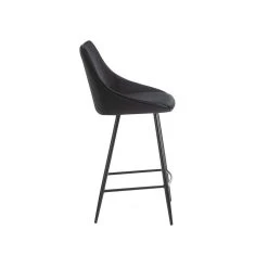 Vente-unique Lot De 2 Tabourets De Bar - Velours - Noir - MASURIE -Magasin Joss & Main tabouret masurie 11552842 30296550 1140x1140