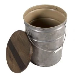 MACABANE Tabouret NOLAN Rond Bidon Acier Et Bois Recyclé 31 X 31 Cm - Esprit B... 8 MACABANE Tabouret NOLAN Rond Bidon Acier Et Bois Recyclé 31 X 31 Cm - Esprit B... -Magasin Joss & Main tabouret nolan rond bidon acier et bois recycle 31 x 31 cm esprit brocante design 509906 4 1140x1140