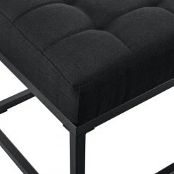 HELLOSHOP26 Tabouret Rembourré Banc Banquette Avec Pieds Métalliques Housse Text... -Magasin Joss & Main tabouret rembourre banc banquette avec pieds metalliques housse textile 120 cm noir 030006273 9427951 24736607 1140x1140